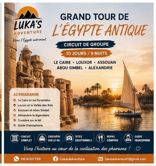 Grand Tour de l'Égypte Antique